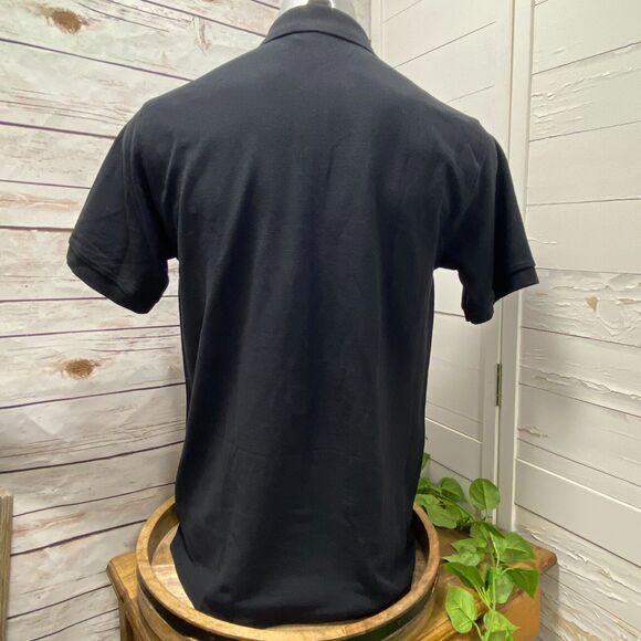 USSF United States Space Force Black Embroidered Logo Polo Short Sleeve Shirt L - Picture 5 of 9